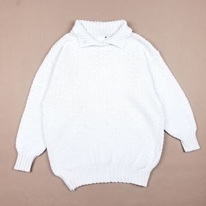 VTG 00's 90's Cute Knit Heavyweight Collar Sweater